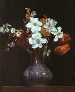 Henri Fantin-Latour Narcissus and Tulips oil